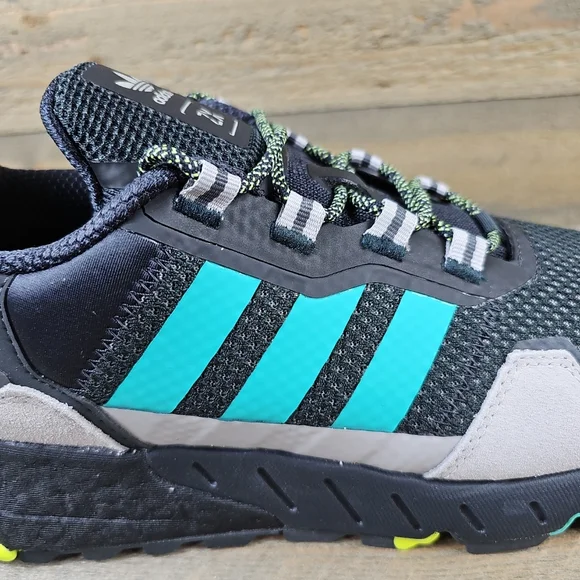 adidas Originals ZX 1K Boost Seasonality Men's Shoes Black Grey - Picture 10 of 12